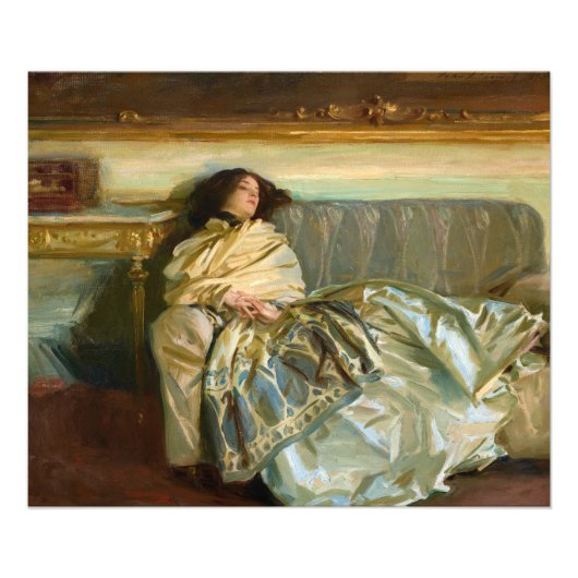 Nonchaloir, Respons door John Singer Sargent Foto Afdruk (Voorkant)