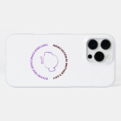 Noncustodial Mother Phone Case With Logo iPhone Hoesje (Achterkant horizontaal)