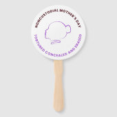 Noncustodial Mothers Biggest Fans Handwaaier (Achterkant)