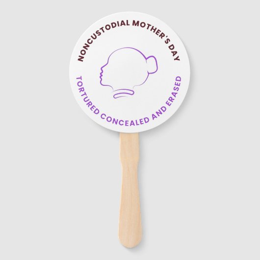 Noncustodial Mothers Biggest Fans Handwaaier (Achterkant)