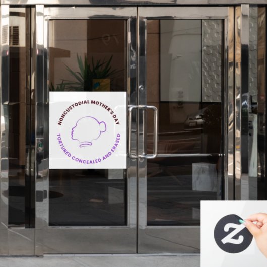 Noncustodial Mother's Day Decal (Kantoordeur)