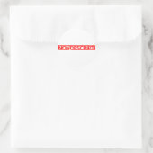 Nondescript Stamp Ronde Sticker (Tas)