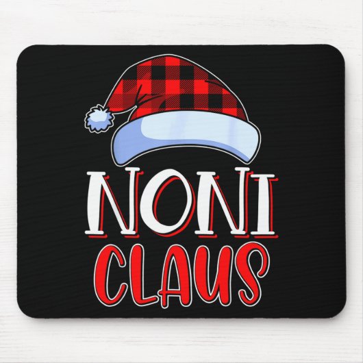 Noni Claus Santa Family Matching Christmas Pajamas Muismat (Voorkant)