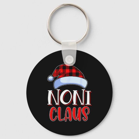 Noni Claus Santa Family Matching Christmas Pajamas Sleutelhanger (Voorkant)