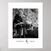 Noni en ik gepersonaliseerde Afbeelding cadeau voo Poster (Voorkant)