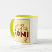 Noni Sunburst Gele Italiaanse Oma Mok Beker (Voorkant links)