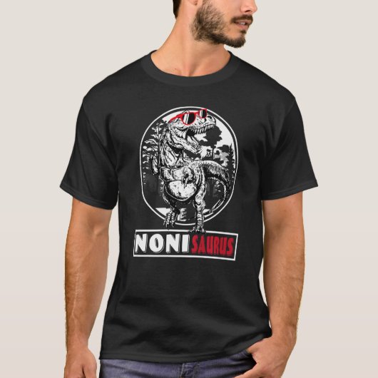 Nonisaurus Dinosaur Noni Saurus  Grandma T-shirt (Voorkant)