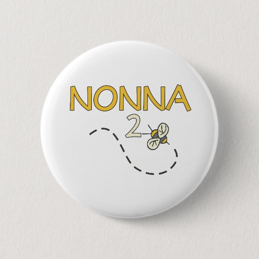 Nonna 2 Bee Ronde Button 5,7 Cm (Voorkant)