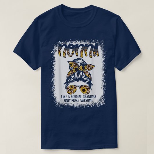 Nonna als een normale grootmoeder... maar Geweldig T-shirt (Design voorkant)