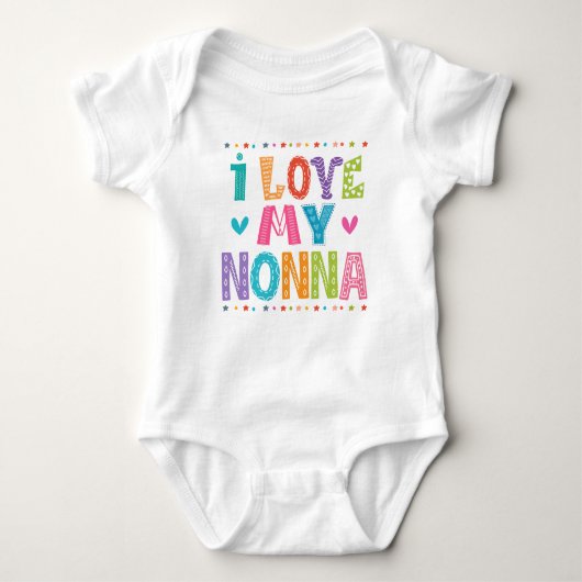 Nonna Baby Girl Outfit Romper (Voorkant)