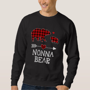Nonna Beer Buffalo Plaid Red Buffalo Plaid Family Trui
