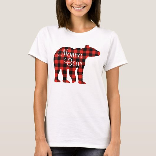 Nonna Beer plaid T-shirt (Voorkant)