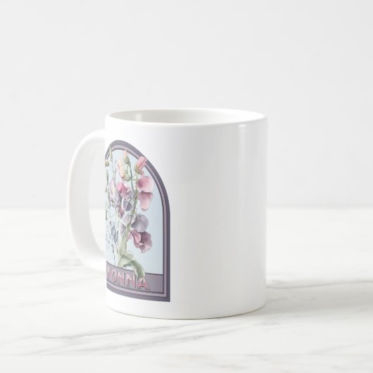 Nonna  Bloemen Grootmoeder Koffiemok (Voorkant links)