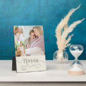 Nonna Calligrafie Ik hou van jullie 3 Foto Cream B Fotoplaat (Zijkant)