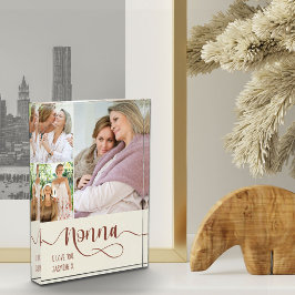 Nonna Calligrafie Ik hou van jullie 3 Fotocrème Fotoblokken