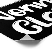 Nonna Claus Christmas Family Matching Santa Hat Pa Poster (Hoek)