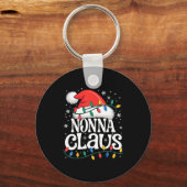 Nonna Claus Funny Xmas Christmas Grandma Holiday S Sleutelhanger (Voorkant)