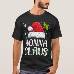 Nonna Claus Santa Funny Kerstmis Pajama Matching T-shirt