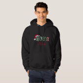 Nonna Clause Schattigee Kunst - Kerstmis Hoodie (Voorkant volledig)