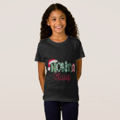 Nonna Clause Schattigee Kunst - Kerstmis T-shirt (Voorkant volledig)
