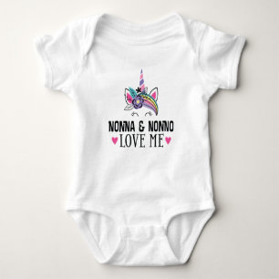 Nonna en Nonno Love Me Unicorn Romper