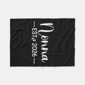 Nonna Est 2026 New Matching Mother To Be 2026  Fleece Deken (Voorkant (Horizontaal))