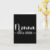 Nonna Est 2026 New Matching Mother To Be 2026  Kaart (Gele Bloem)