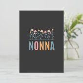 Nonna Floral Feestdagenkaart (Staand voorkant)