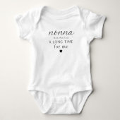 Nonna heeft Baby Bodysuit cadeau gewacht (Voorkant)