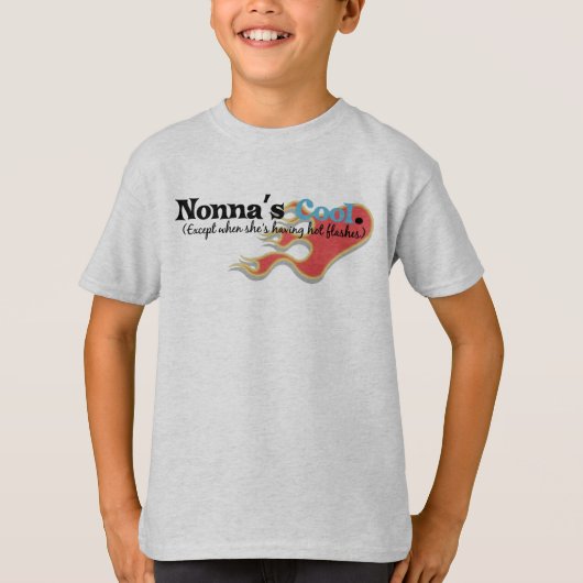 Nonna heeft Hot Flashes T-shirt (Voorkant)