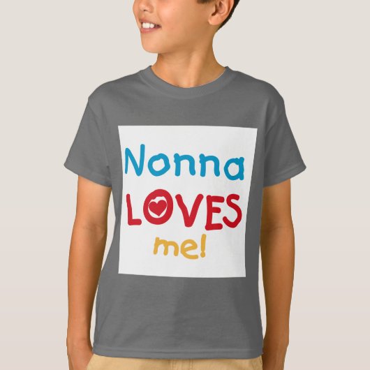 Nonna houdt van me T-shirts en cadeautjes (Voorkant)