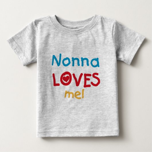 Nonna houdt van me T-shirts en cadeautjes (Voorkant)