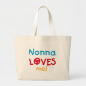 Nonna houdt van me T-shirts en cadeautjes Grote Tote Bag (Voorkant)