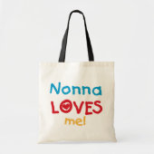 Nonna houdt van me T-shirts en cadeautjes Tote Bag (Voorkant)