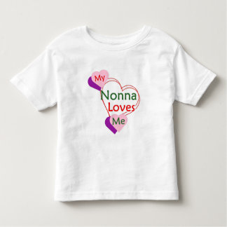 Nonna houdt van mij T-shirt peuter of baby