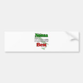 Nonna (Italiaanse grootmoeder) m kent best Bumpersticker (Voorkant)