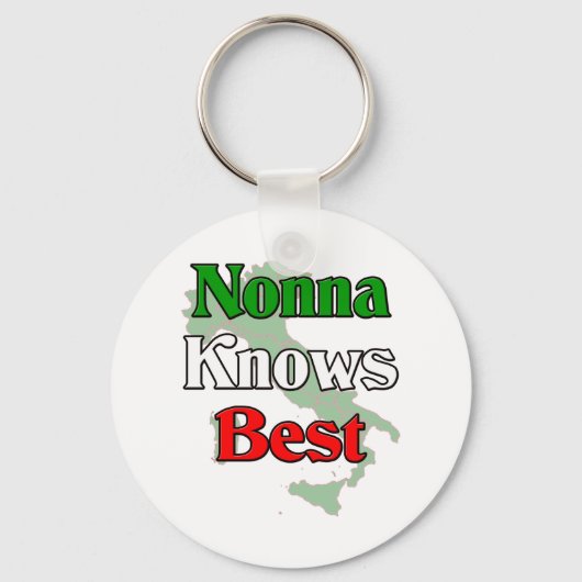 Nonna (Italiaanse grootmoeder) m kent best Sleutelhanger (Voorkant)