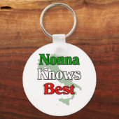 Nonna (Italiaanse grootmoeder) m kent best Sleutelhanger (Voorkant)