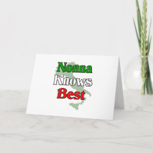 Nonna (Italiaanse Grootmoeder) m kent Beste Feestdagen Kaart