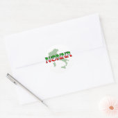 Nonna (Italiaanse grootmoeder) Ronde Sticker (Envelop)