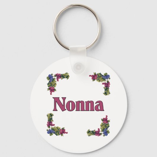 Nonna (Italiaanse grootmoeder) Sleutelhanger (Voorkant)