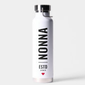 Nonna | Italiaanse oma aangepaste datum 4 foto tre Waterfles (Links)