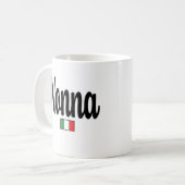 Nonna Italian Flag Mug Koffiemok (Voorkant links)