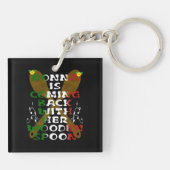 Nonna komt terug met haar houten lepel sleutelhanger (Achterkant)