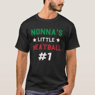Nonna Little Meatball Italy Grandma Gezegden Boys T-shirt