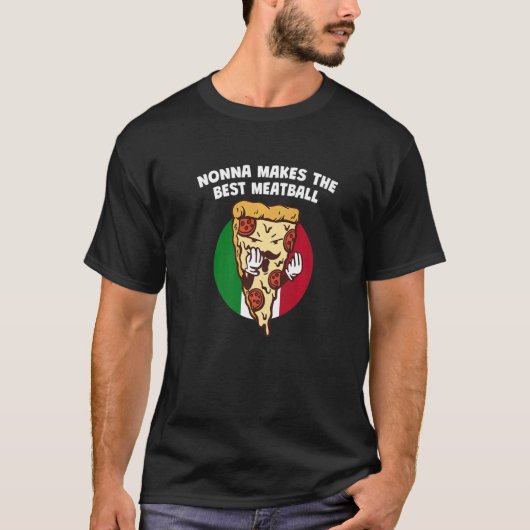 Nonna maakt de beste Meatball Italiaans kleinma T-shirt (Voorkant)