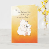 Nonna Moederdag Huggen voor u Kaart (Gele Bloem)