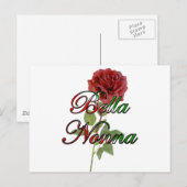 Nonna (mooie Italiaanse grootmoeder) Briefkaart (Voorkant / Achterkant)