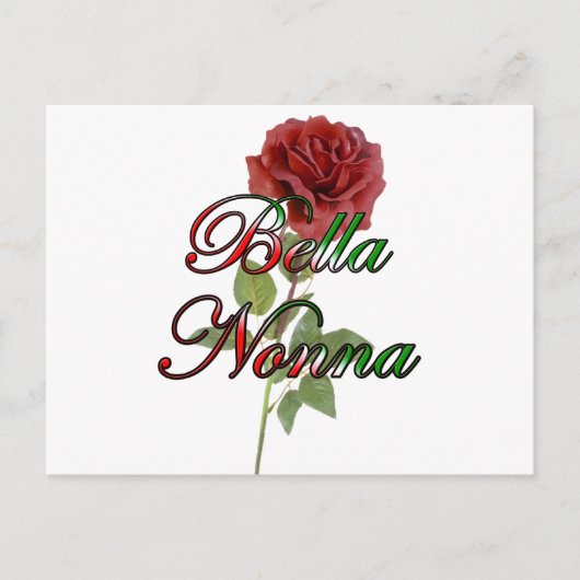 Nonna (mooie Italiaanse grootmoeder) Briefkaart (Voorkant)