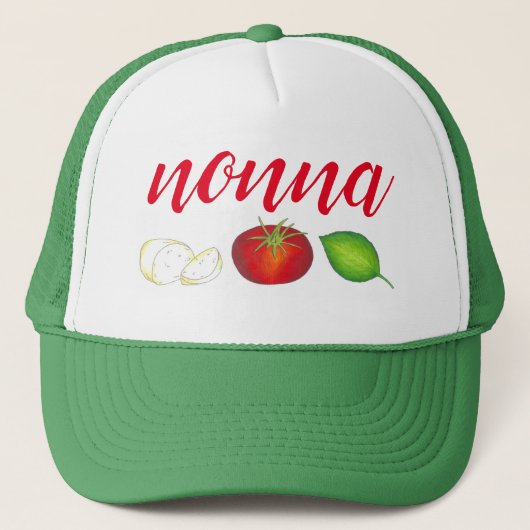 Nonna Mozzarella Tomato Basil Italy Kitchen Food Trucker Pet (Voorkant)